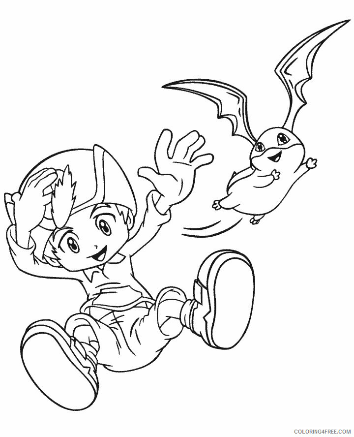Digimon Printable Coloring Pages Anime 24 2021 0120 Coloring4free