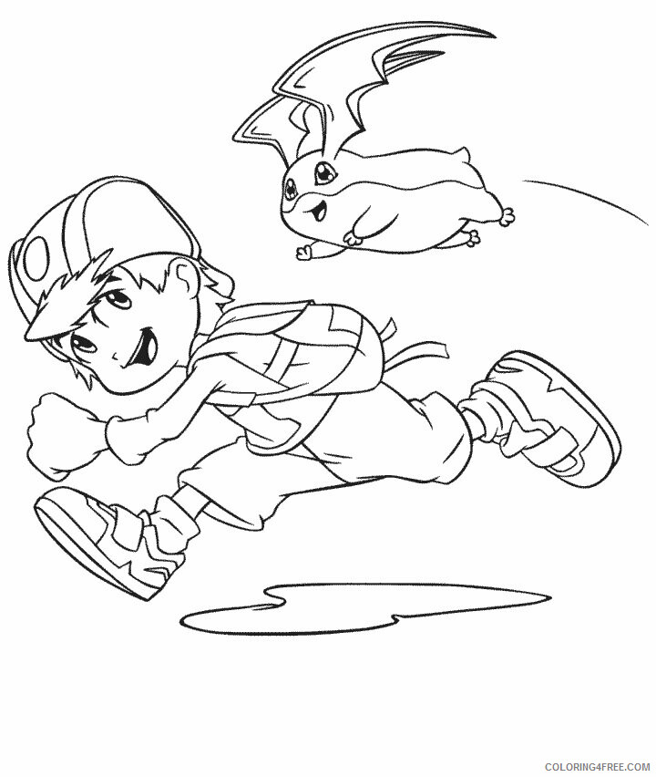 Digimon Printable Coloring Pages Anime 25 2021 0121 Coloring4free
