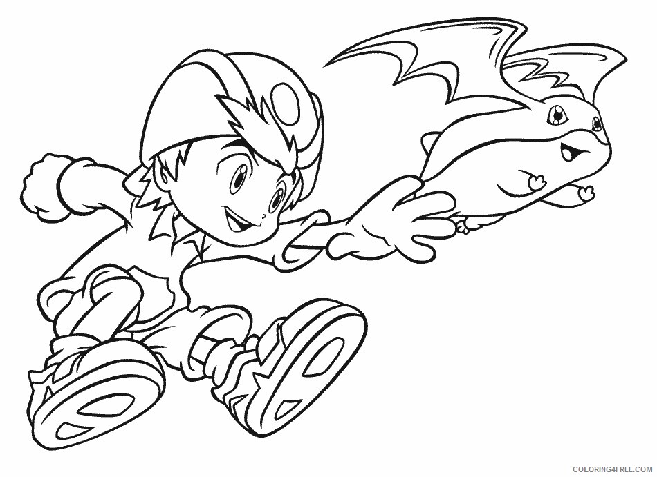 Digimon Printable Coloring Pages Anime 26 2021 0122 Coloring4free