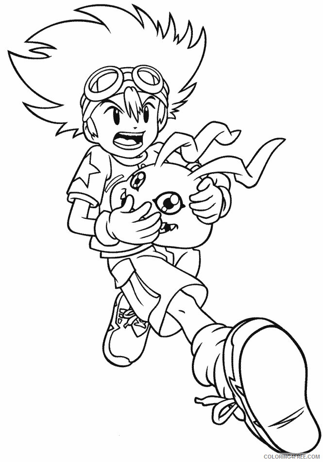 Digimon Printable Coloring Pages Anime 27 2021 0123 Coloring4free