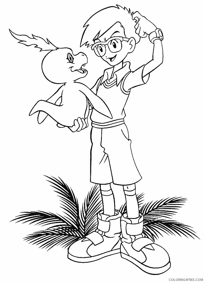 Digimon Printable Coloring Pages Anime 33 2021 0126 Coloring4free