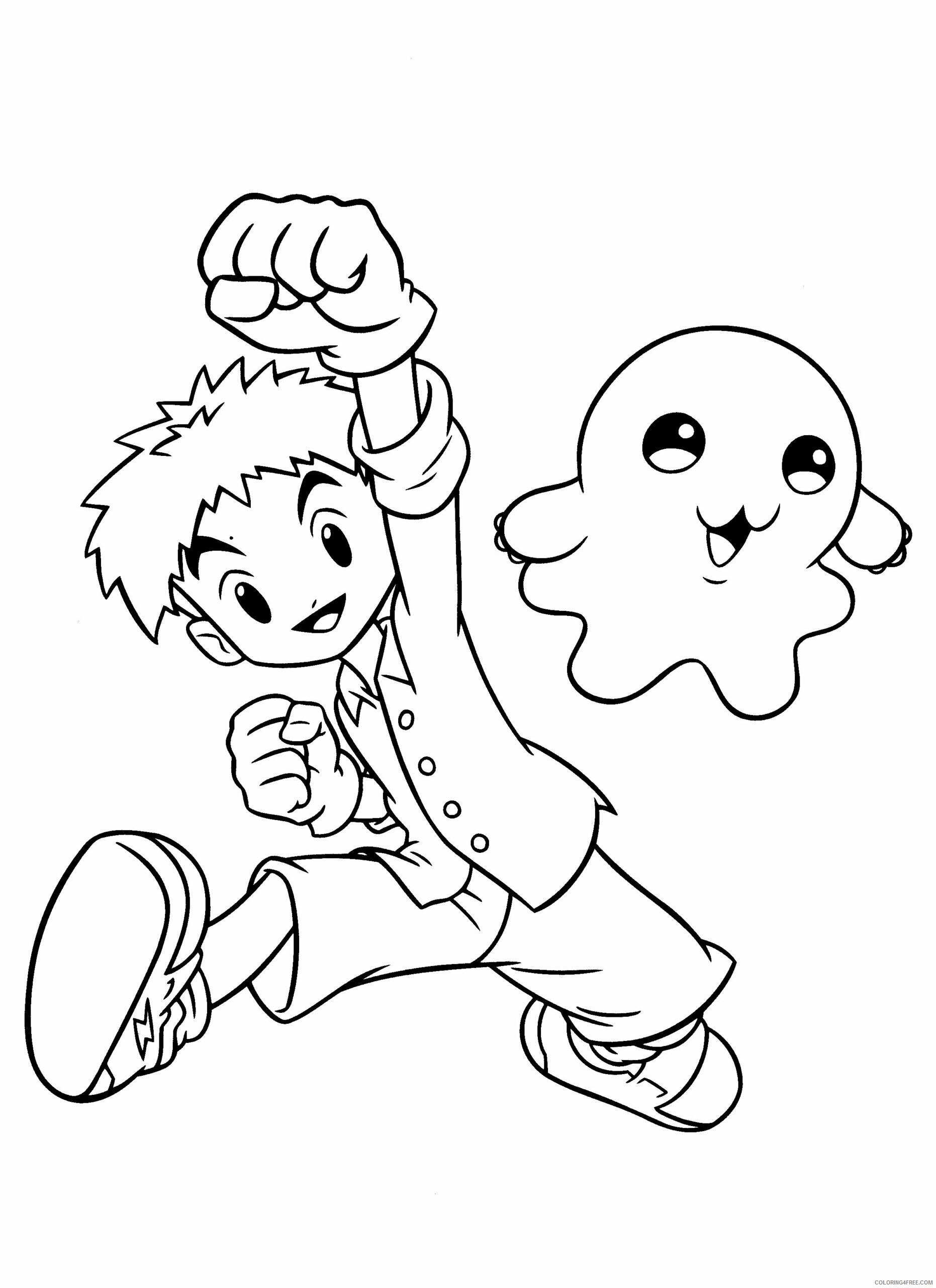 Digimon Printable Coloring Pages Anime 41 2021 0130 Coloring4free