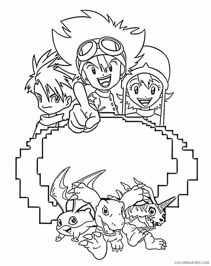 Digimon Printable Coloring Pages Anime 42 2021 0131 Coloring4free
