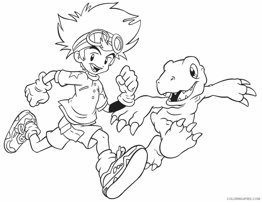 Digimon Printable Coloring Pages Anime 5 2021 0136 Coloring4free