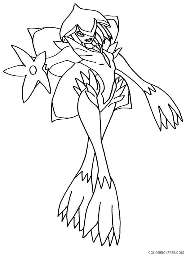 Digimon Printable Coloring Pages Anime A Fairy Which Has Lilac Appearance 2021 Coloring4free