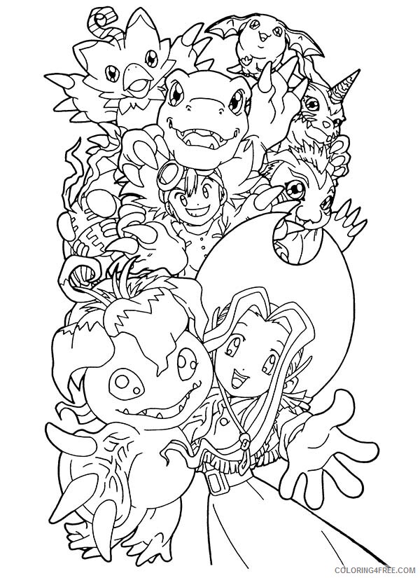 Digimon Printable Coloring Pages Anime Adventure at Digimon World 2021 0141 Coloring4free