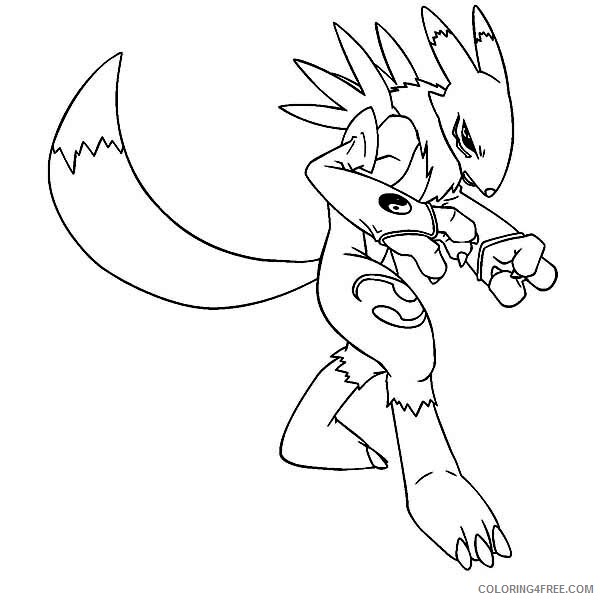 Digimon Printable Coloring Pages Anime Amazing Picture of Digimon 2021 0143 Coloring4free