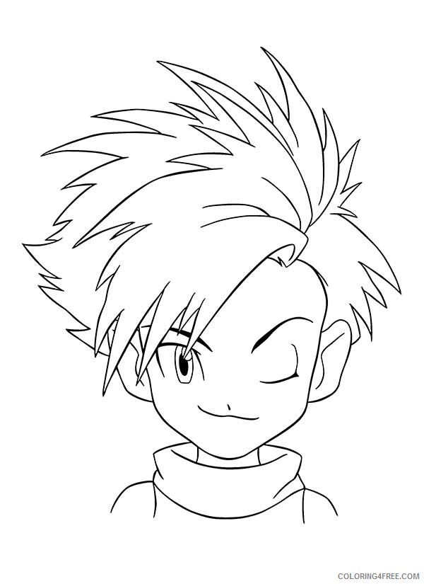 Digimon Printable Coloring Pages Anime Digimon Master Taichi Kamiya 2021 0401 Coloring4free