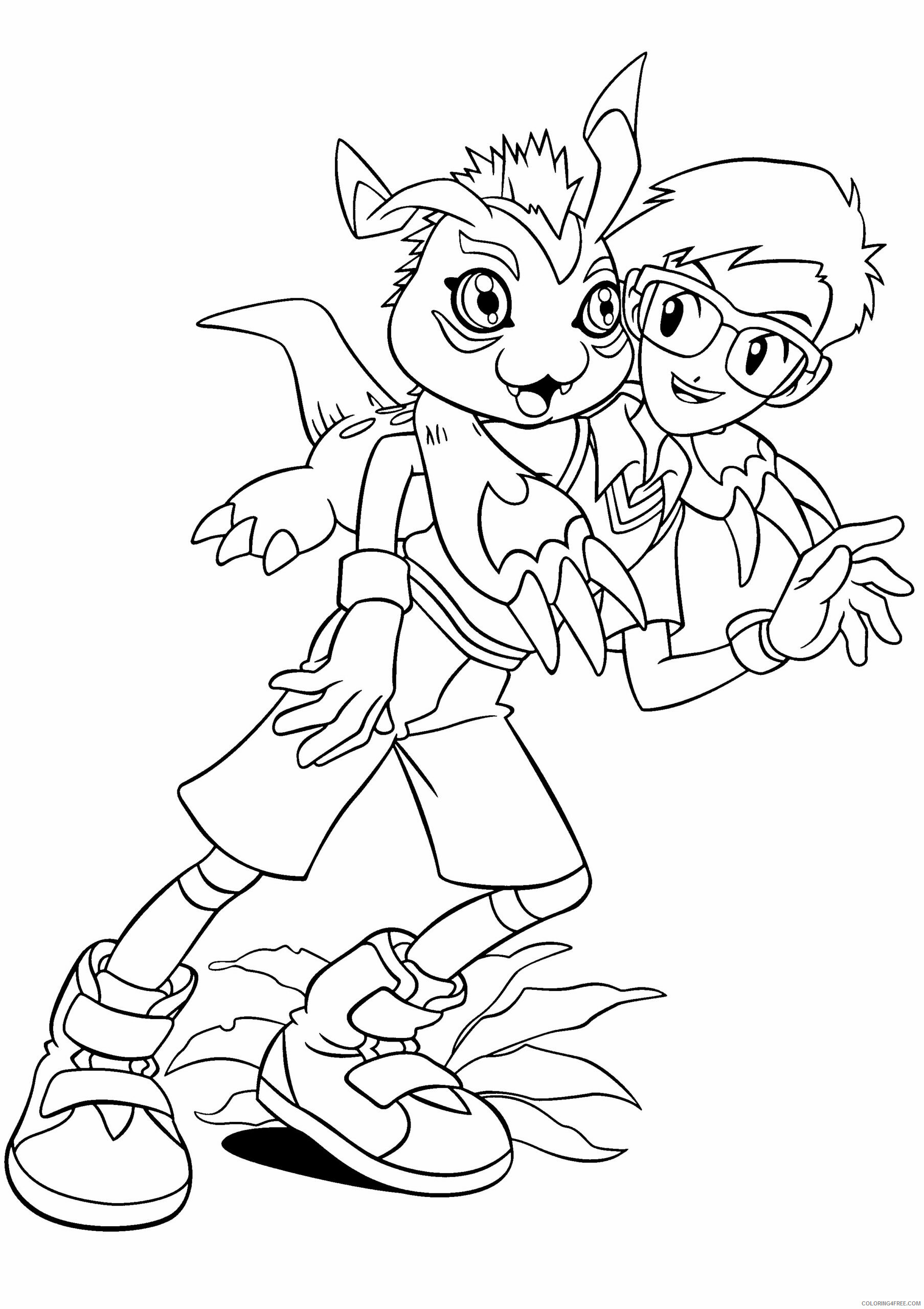 Digimon Printable Coloring Pages Anime digimon 102 2021 0209 Coloring4free