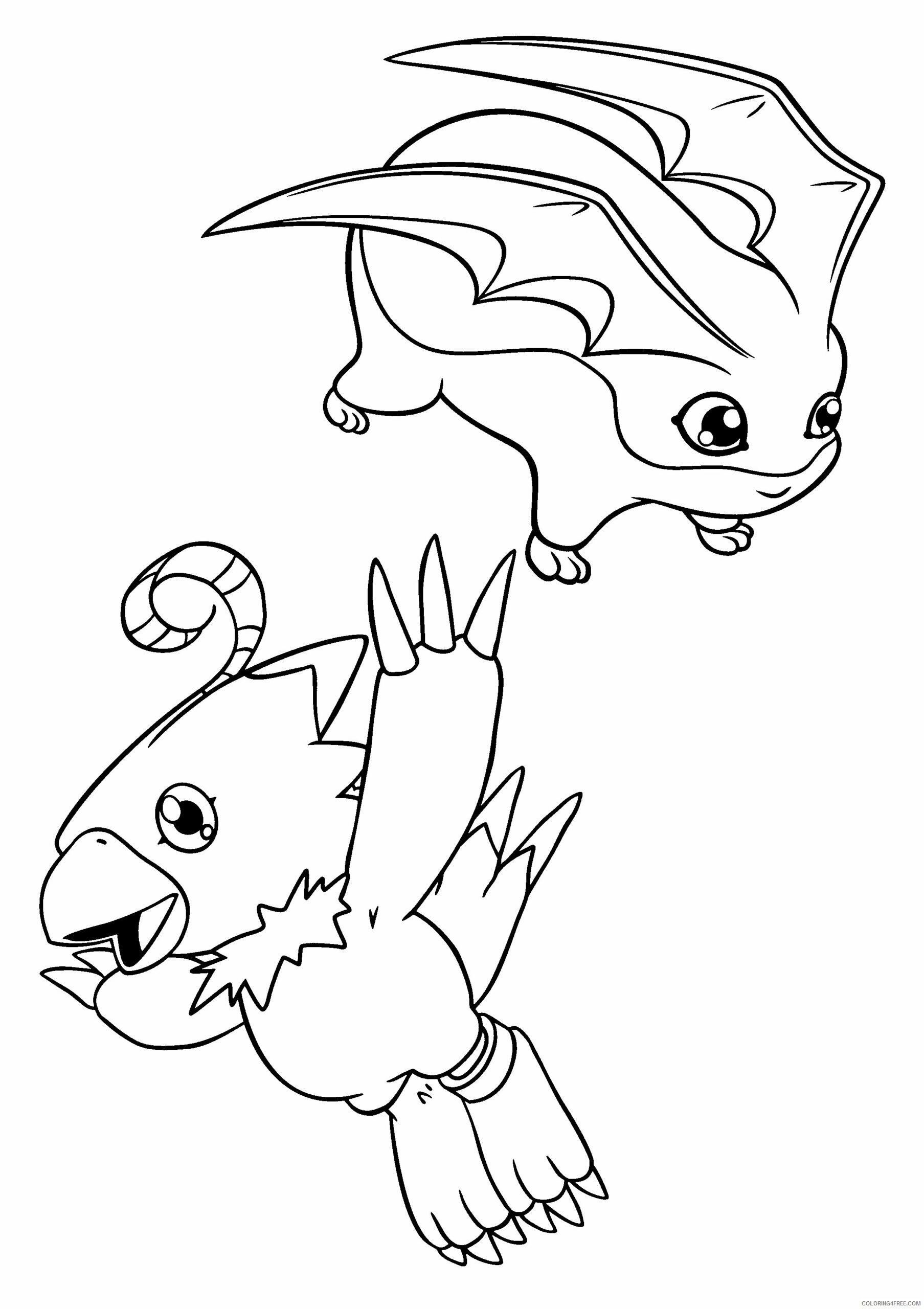 Digimon Printable Coloring Pages Anime digimon 117 2021 0224 Coloring4free