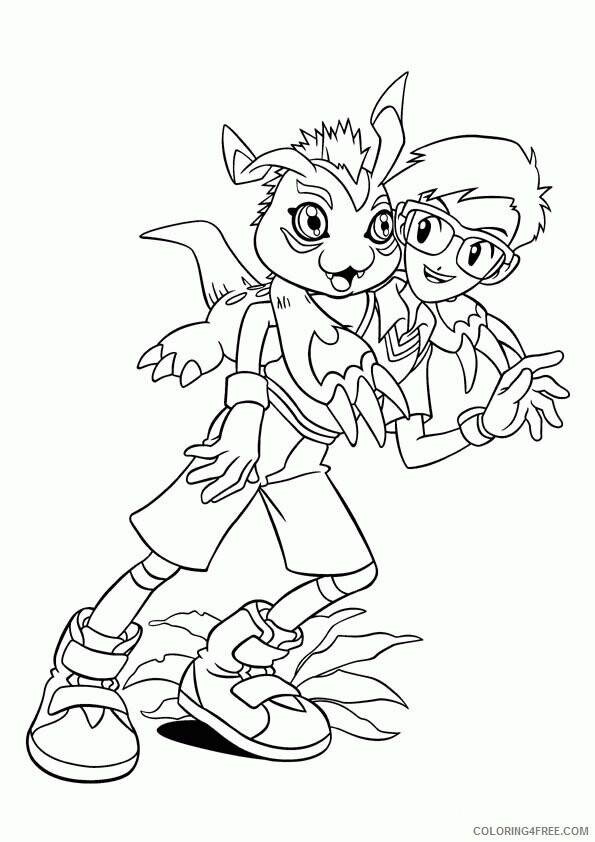 Digimon Printable Coloring Pages Anime digimon 134 2021 0236 Coloring4free