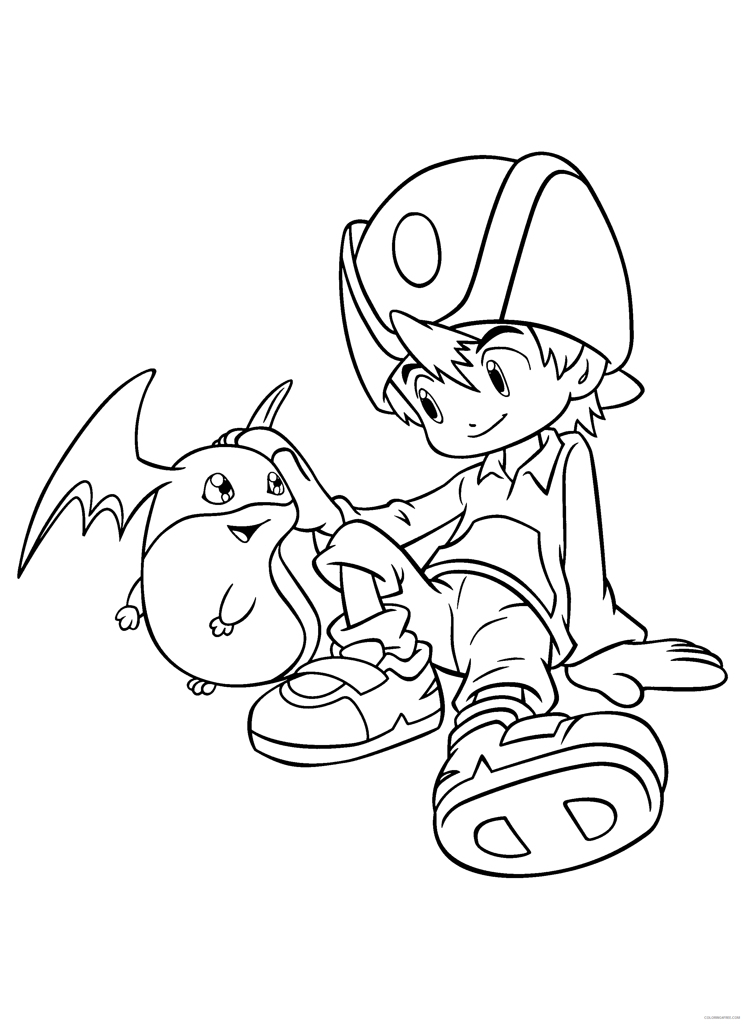 Digimon Printable Coloring Pages Anime digimon 183 2021 0272 Coloring4free