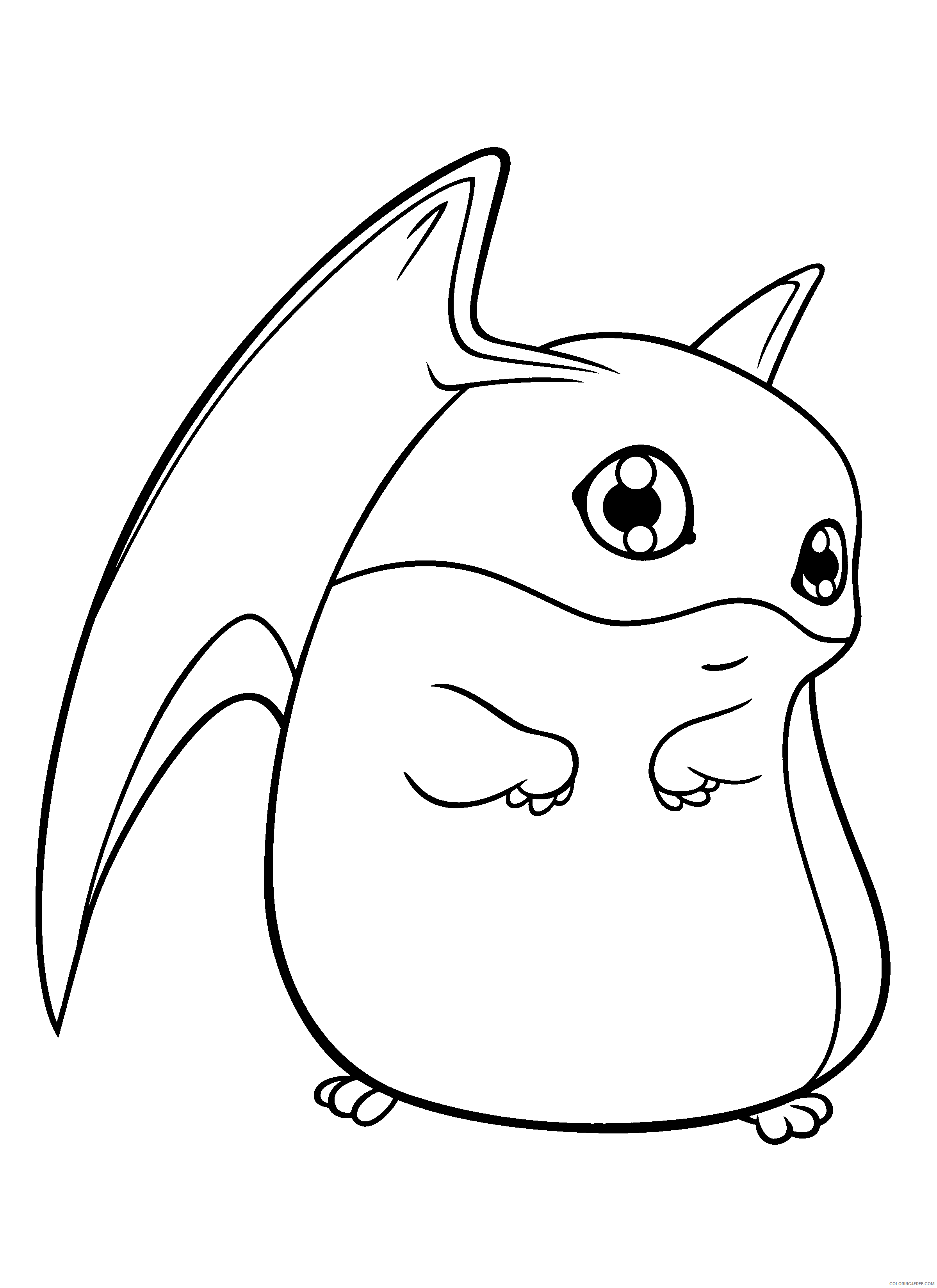 Digimon Printable Coloring Pages Anime digimon 211 2021 0294 Coloring4free