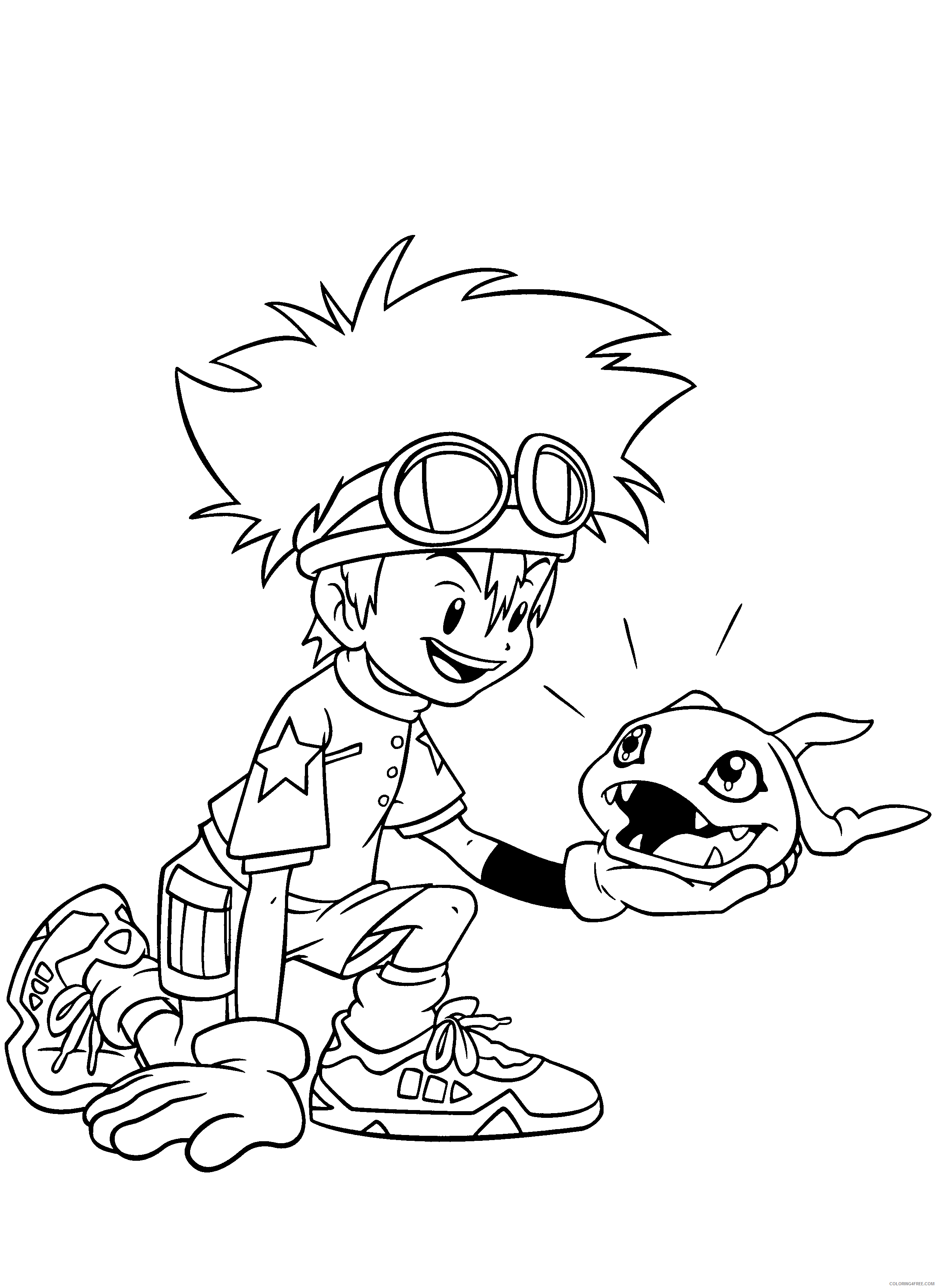 Digimon Printable Coloring Pages Anime digimon 224 2021 0307 Coloring4free