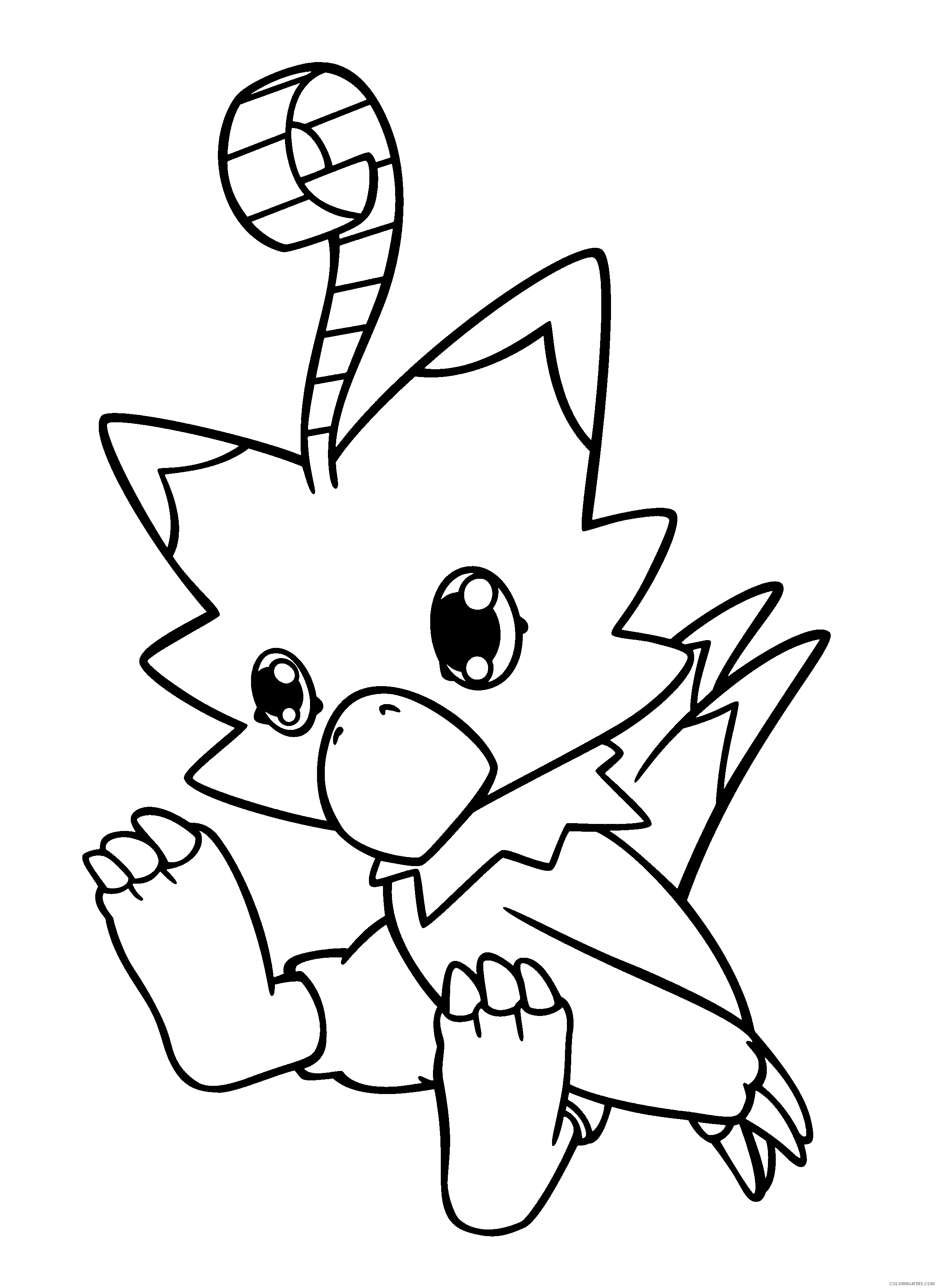 Digimon Printable Coloring Pages Anime digimon 241 2021 0323 Coloring4free
