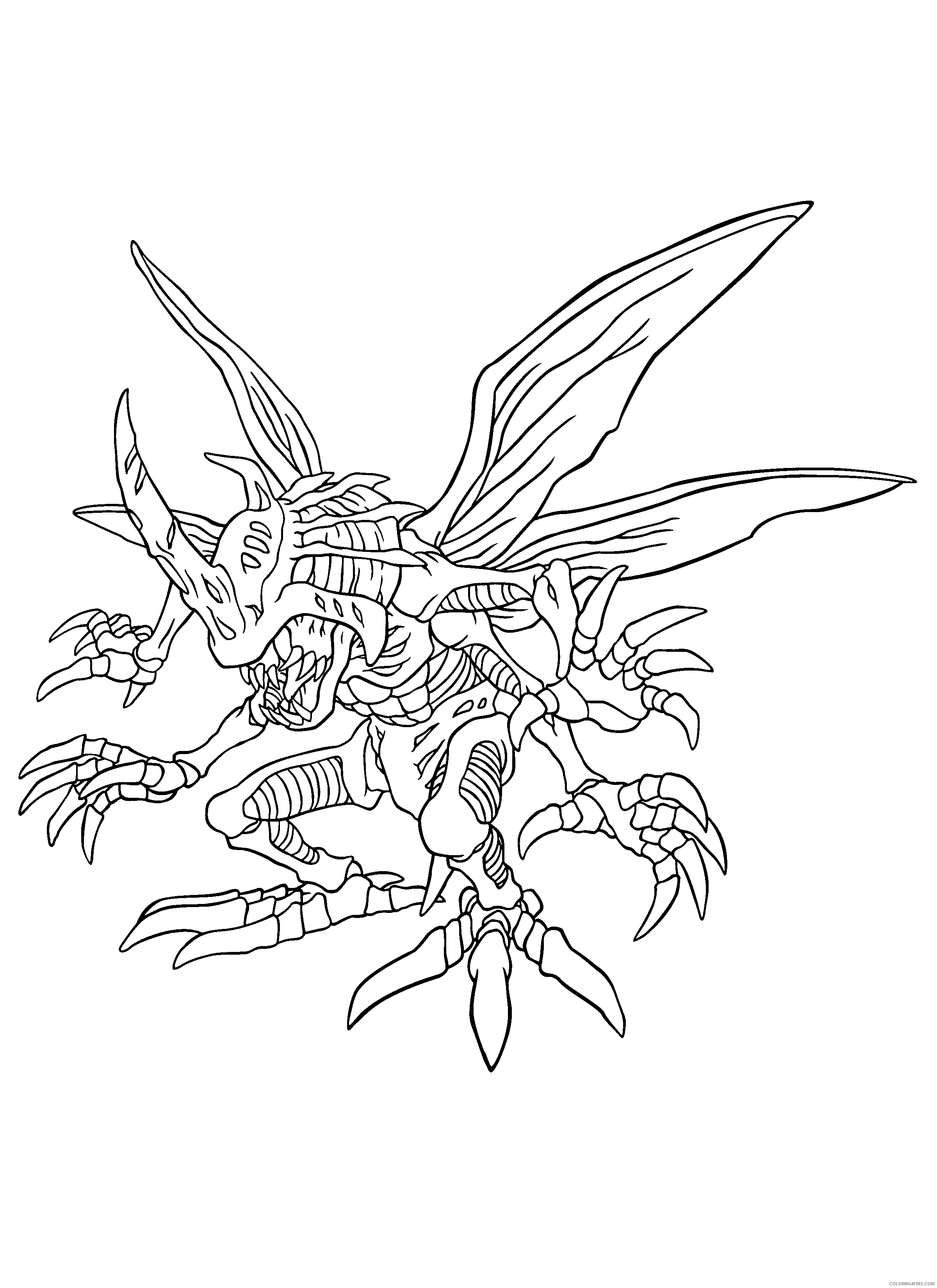 Digimon Printable Coloring Pages Anime digimon 259 2021 0339 Coloring4free