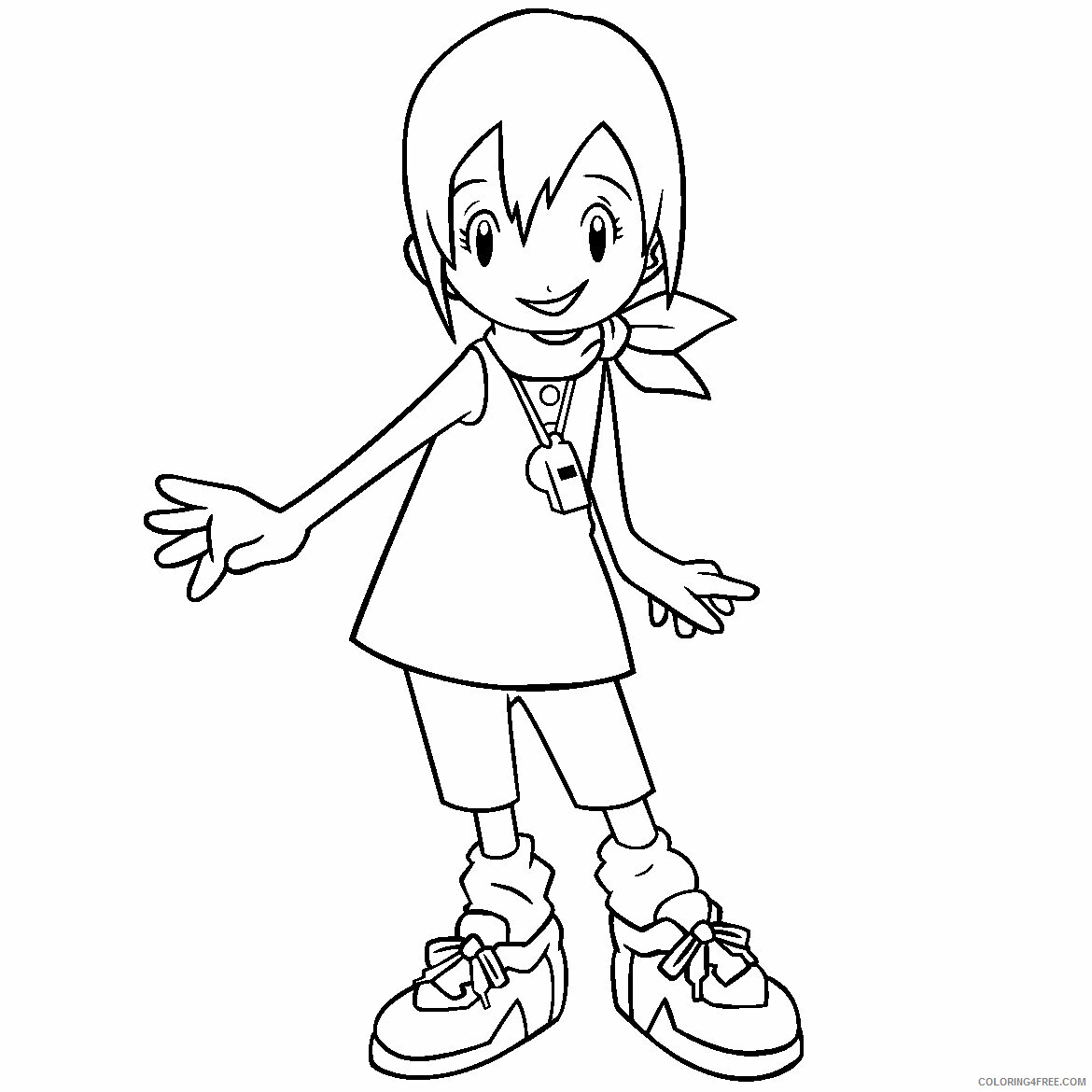 Digimon Printable Coloring Pages Anime digimon 26 2021 0340 Coloring4free