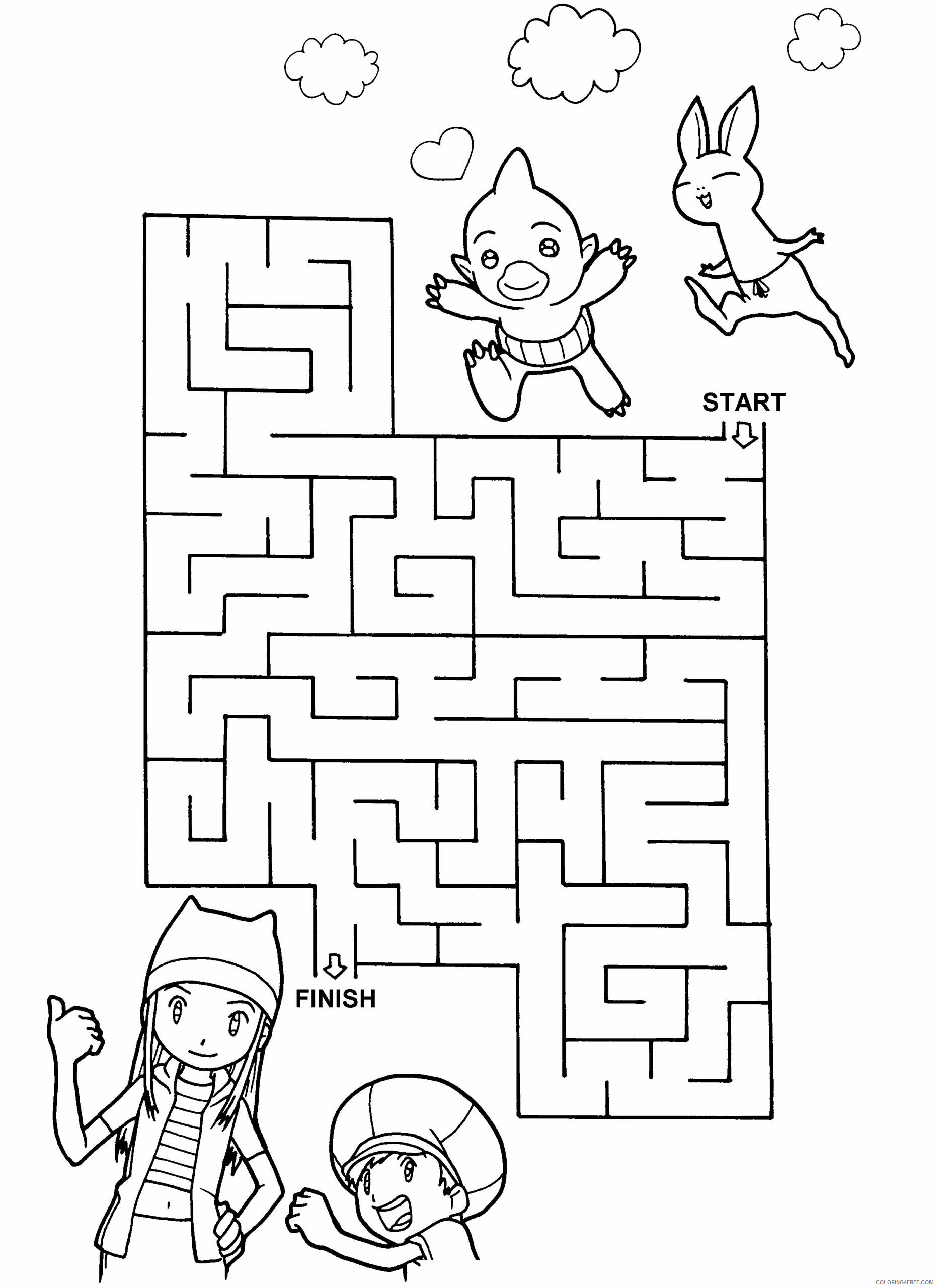 Digimon Printable Coloring Pages Anime digimon 66 2021 0362 Coloring4free
