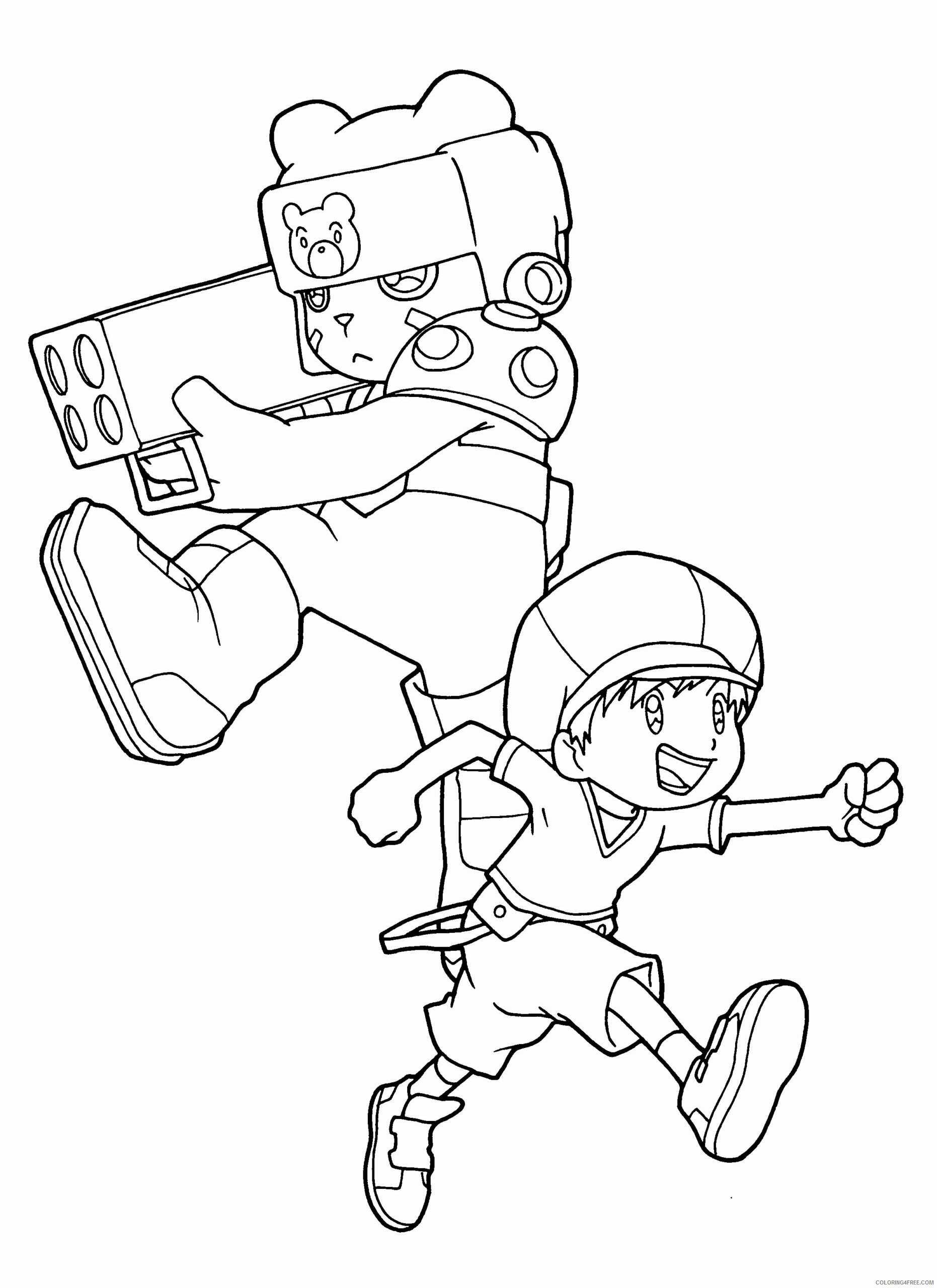 Digimon Printable Coloring Pages Anime digimon 69 2021 0364 Coloring4free