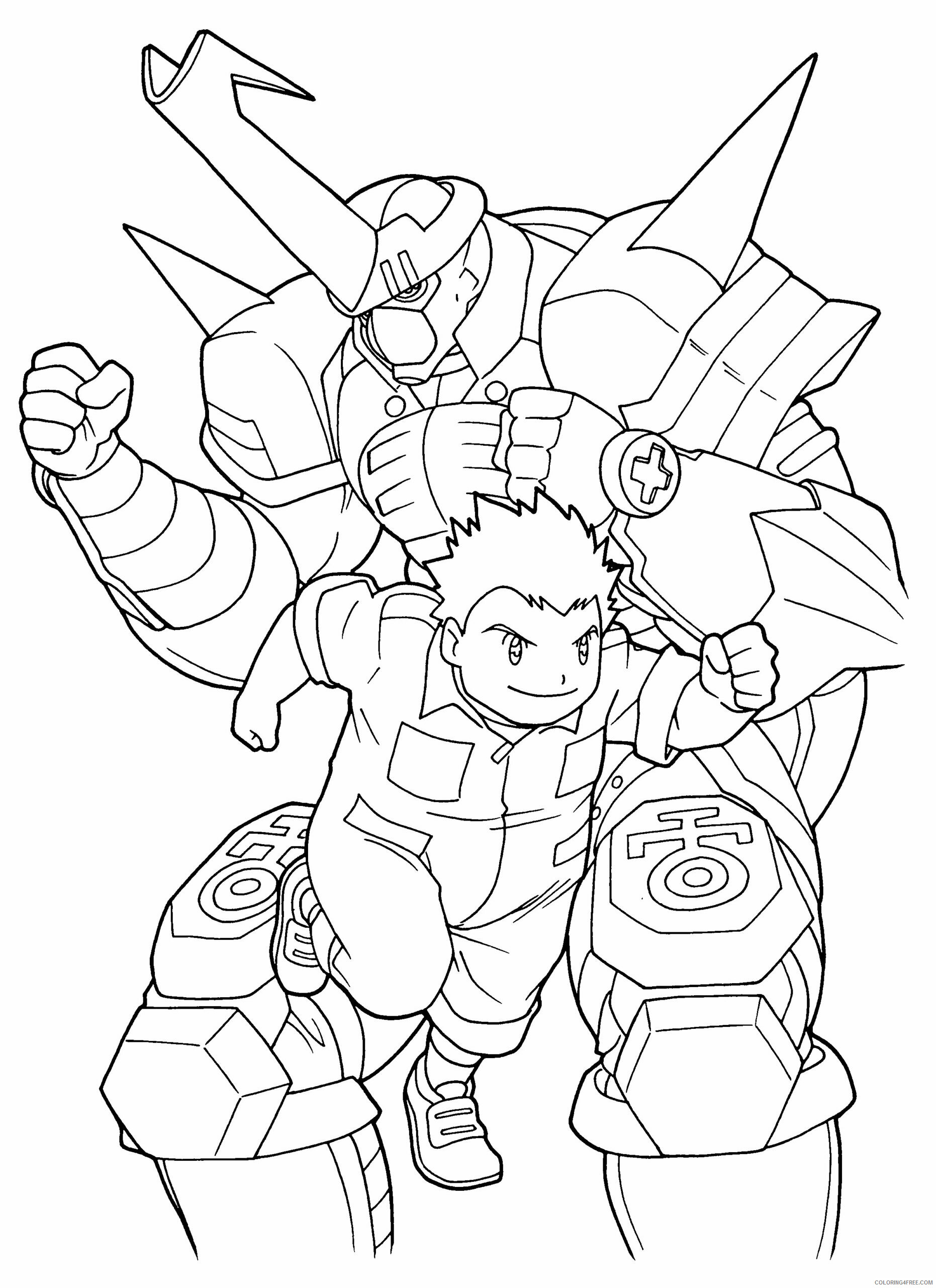 Digimon Printable Coloring Pages Anime digimon 70 2021 0366 Coloring4free