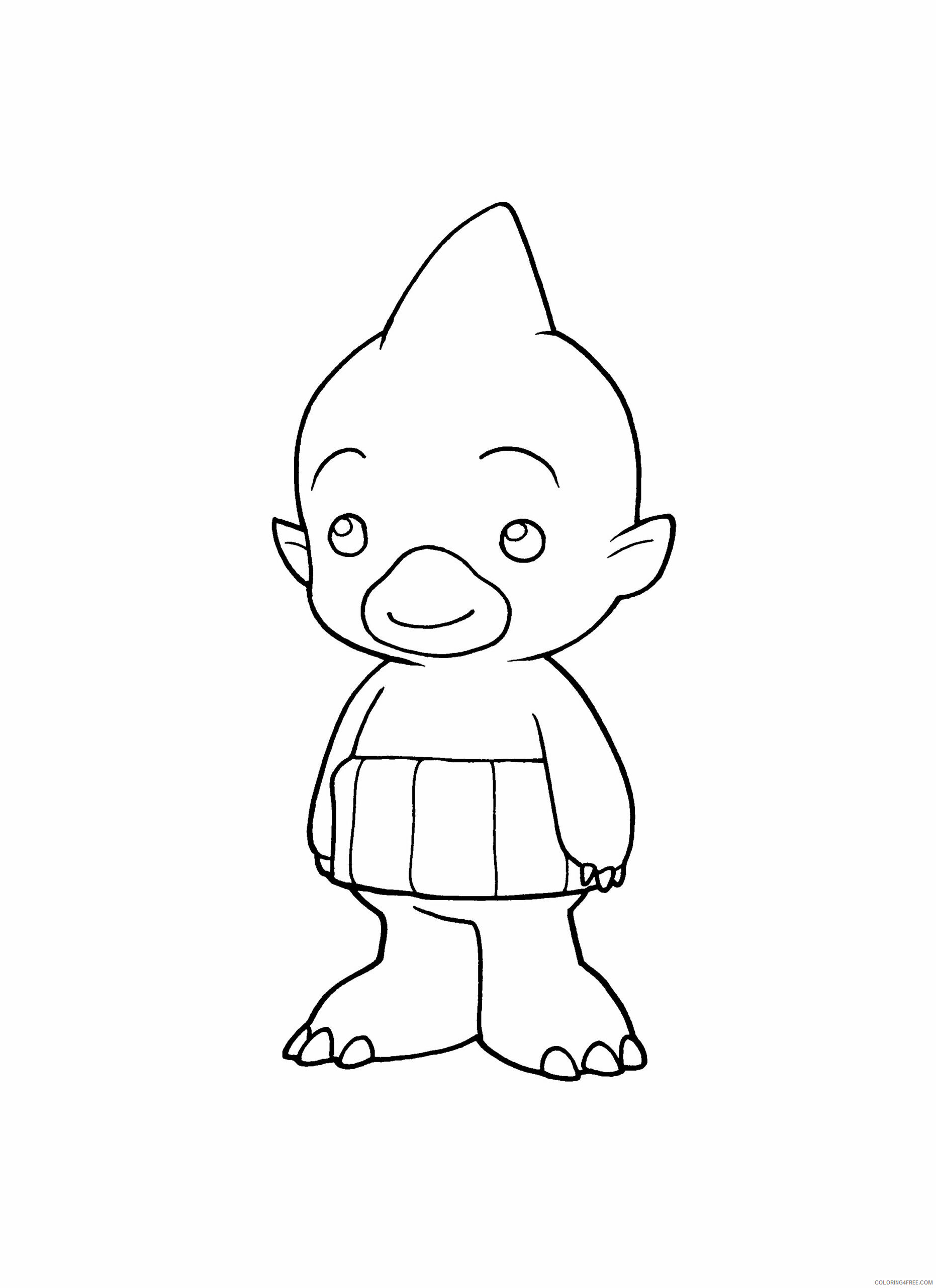 Digimon Printable Coloring Pages Anime digimon 78 2021 0374 Coloring4free