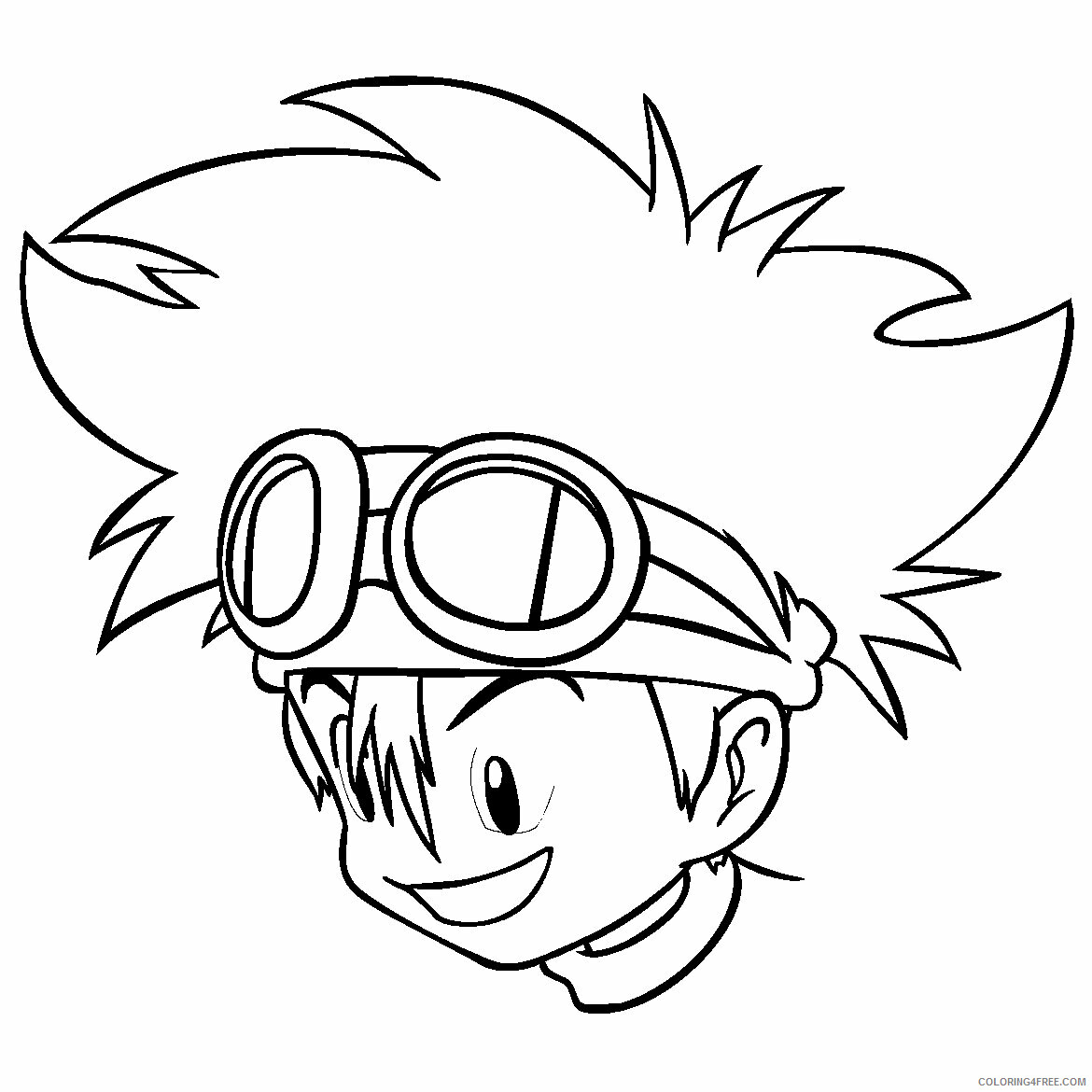 Digimon Printable Coloring Pages Anime digimon 8 2021 0376 Coloring4free