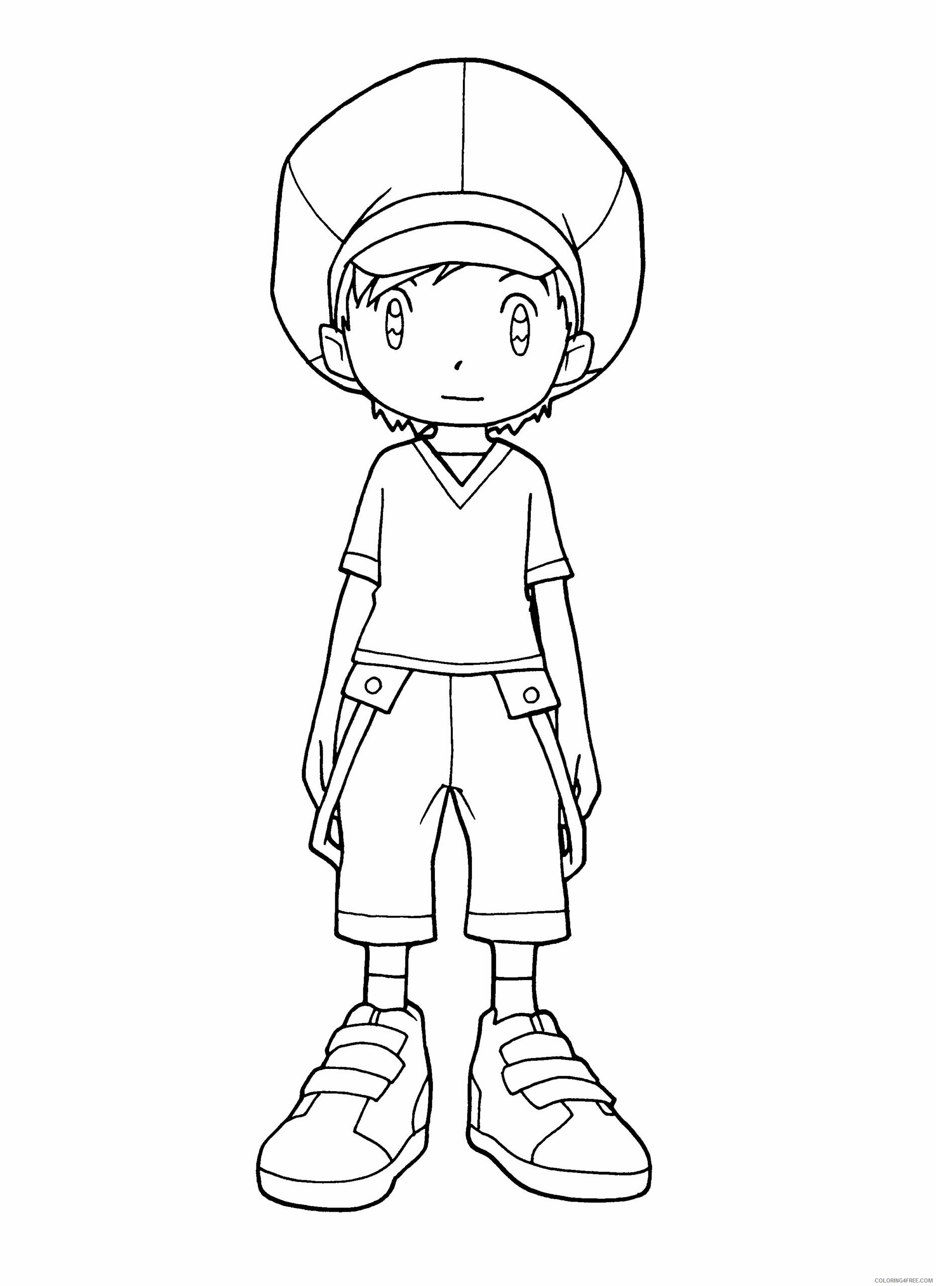 Digimon Printable Coloring Pages Anime digimon 84 2021 0381 Coloring4free