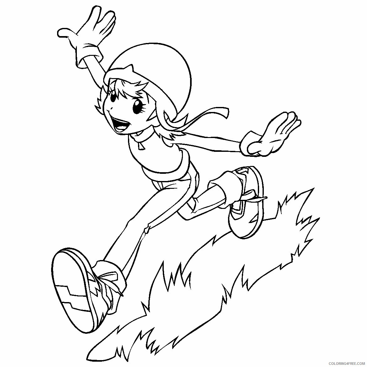 Digimon Printable Coloring Pages Anime digimon 9 2 2021 0387 Coloring4free
