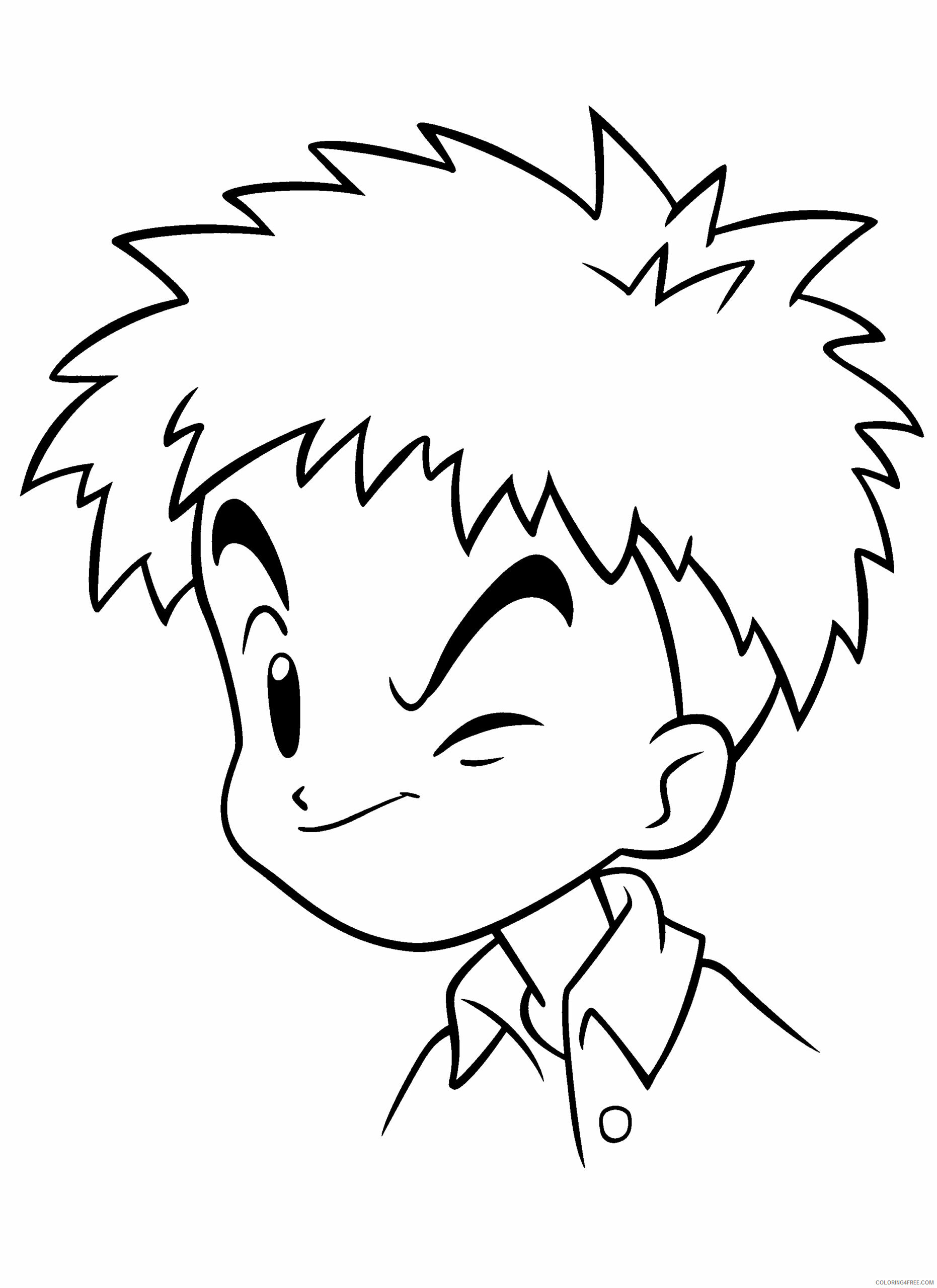 Digimon Printable Coloring Pages Anime digimon Dk3q4 2021 0167 Coloring4free