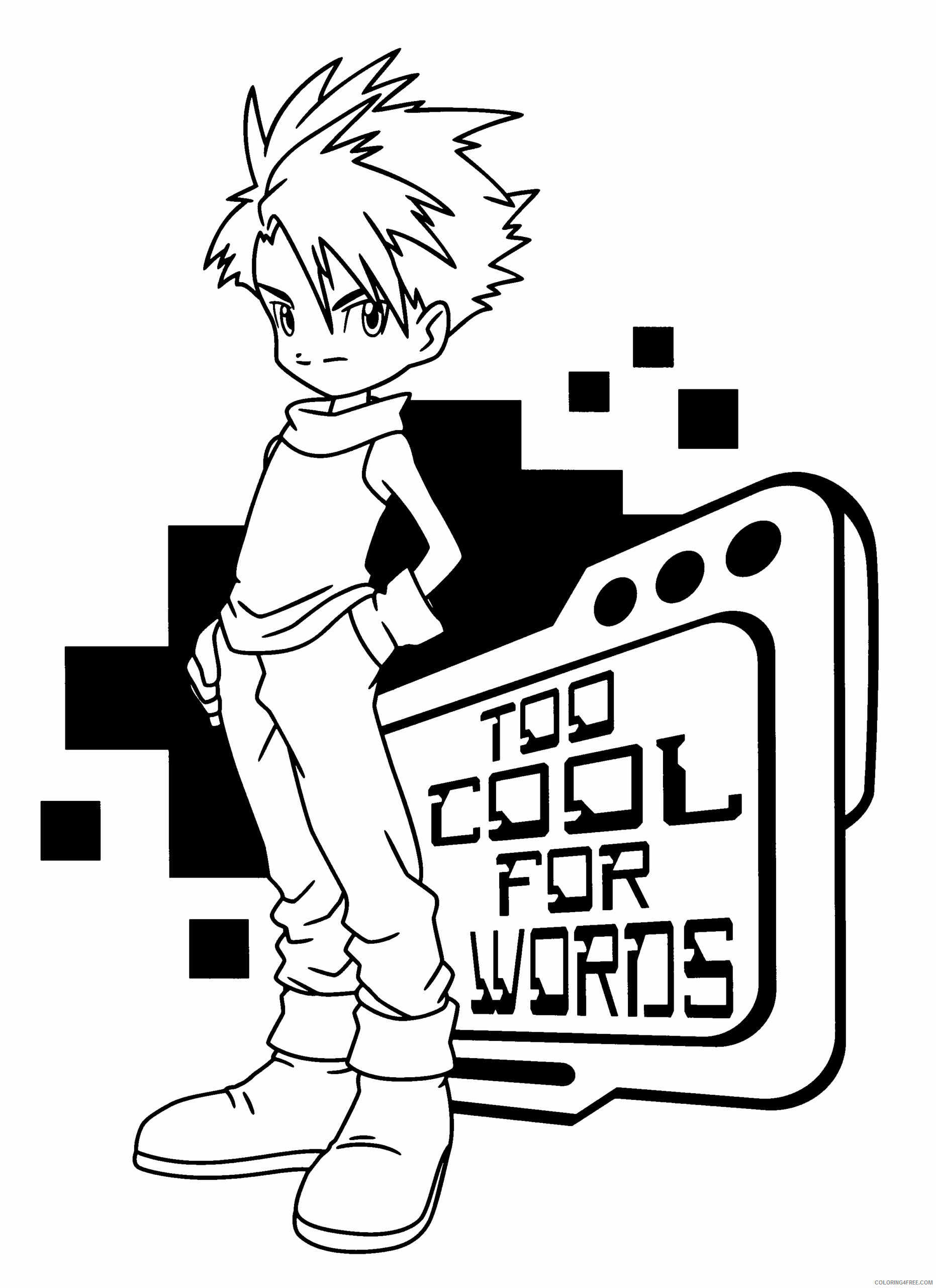 Digimon Printable Coloring Pages Anime digimon P5taA 2021 0183 Coloring4free