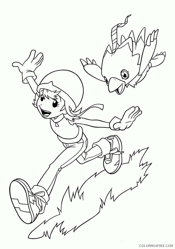 Digimon Printable Coloring Pages Anime digimon c1moD 2021 0163 Coloring4free