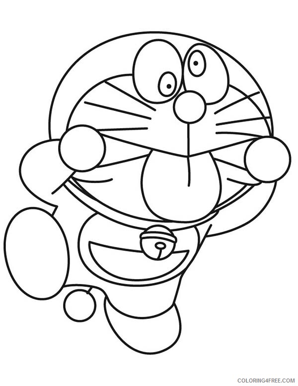 Doraemon Printable Coloring Pages Anime 1531276975_funny doraemon a4 2021 0421 Coloring4free