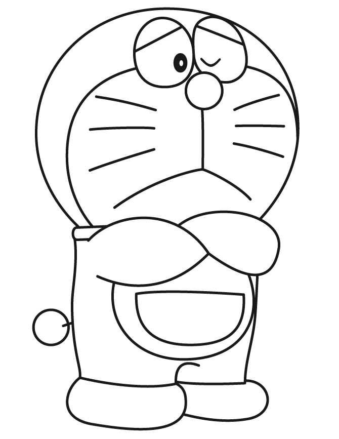 Doraemon Printable Coloring Pages Anime Cute Doraemon Sheets 2021 0435 Coloring4free