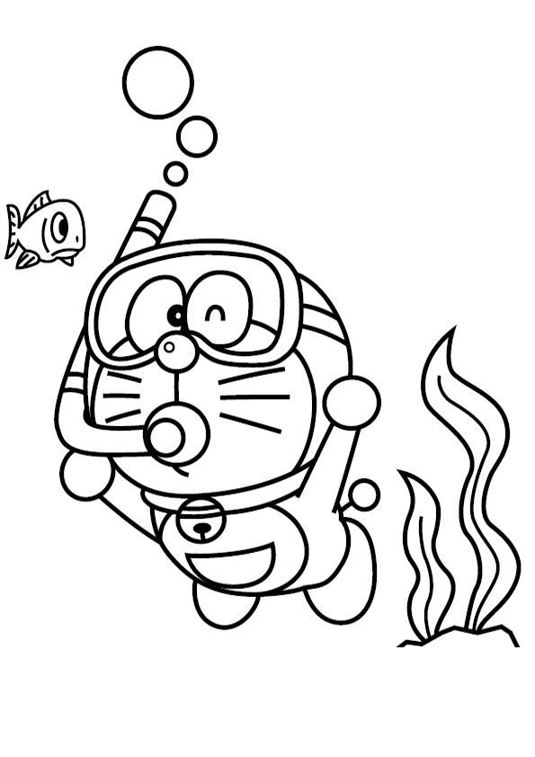 Doraemon Printable Coloring Pages Anime Cute Doraemon Sheets for Free 2021 0436 Coloring4free