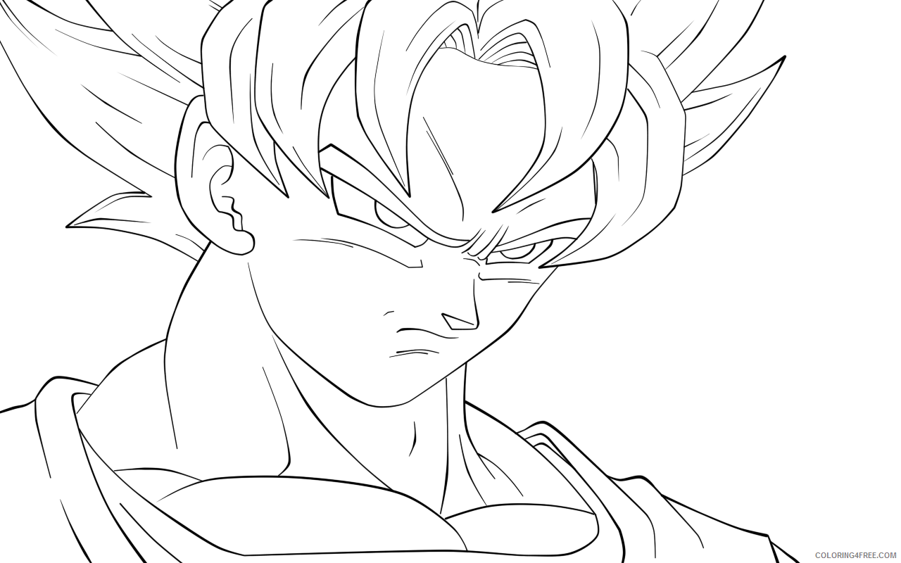 Dragon Ball Z Printable Coloring Pages Anime Dragon Ball AF 2021 0480 Coloring4free