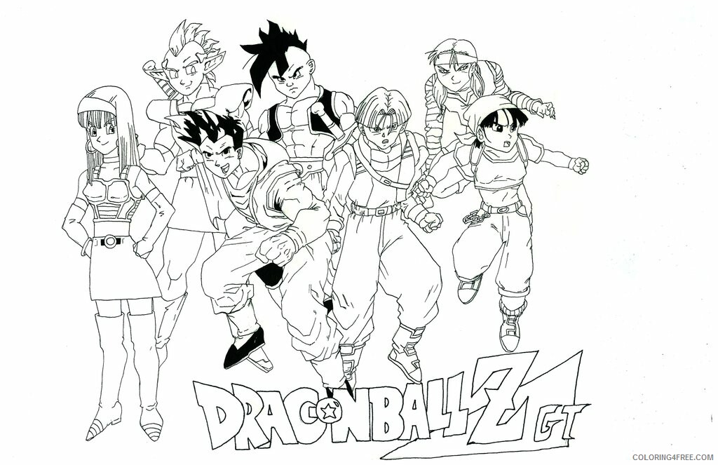 Dragon Ball Z Printable Coloring Pages Anime Dragon Ball Z 2021 0497 Coloring4free Coloring4free Com