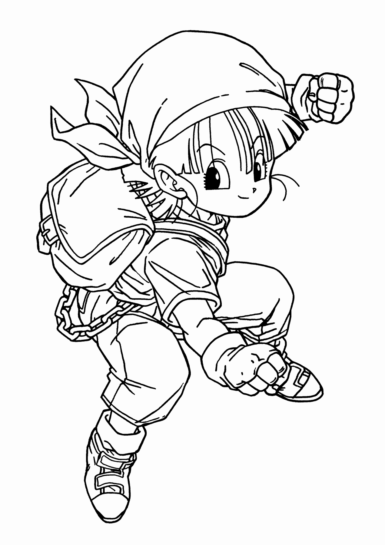 Dragon Ball Z Printable Coloring Pages Anime dragon_ball_cl_22 2021 0464 Coloring4free