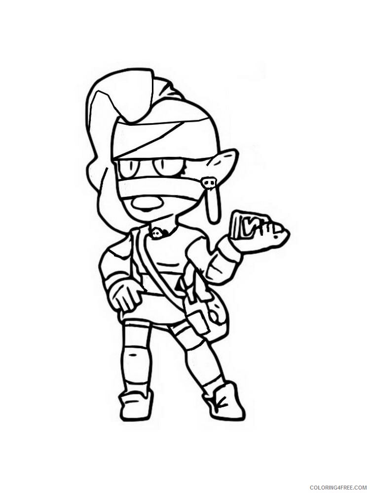 Emz Coloring Pages Games Emz Brawl Stars 9 Printable 2021 080 Coloring4free Coloring4free Com - brawl stars emz in real