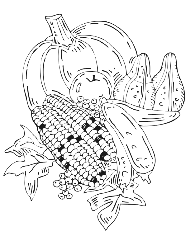 Fall Coloring Pages Nature Fall Harvest Free Printable 2021 166 Coloring4free