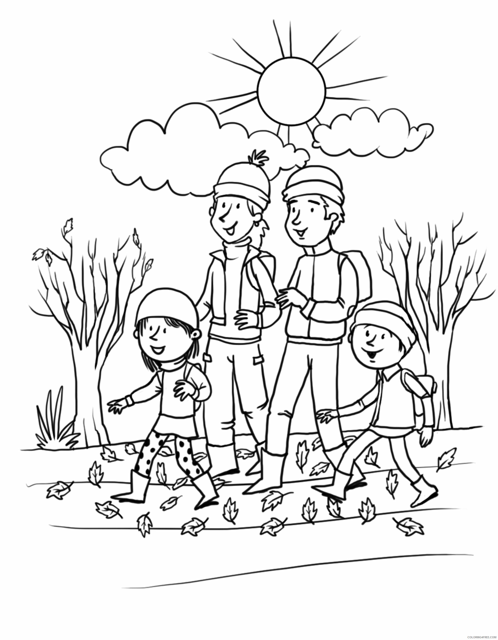 Fall Coloring Pages Nature of Fall Printable 2021 149 Coloring4free