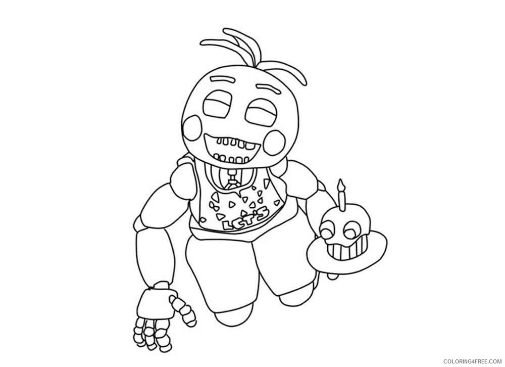 Five Nights at Freddys Coloring Pages Games Printable 2021 0223 Coloring4free