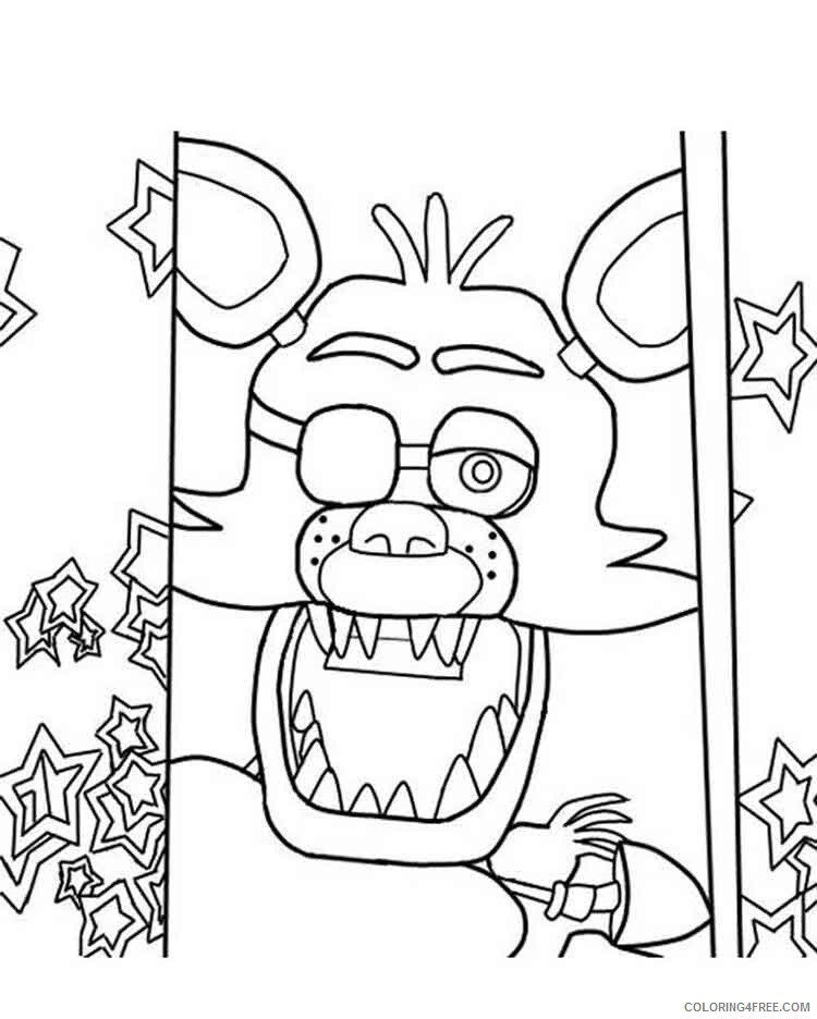 Five Nights at Freddys Coloring Pages Games Printable 2021 0225 Coloring4free