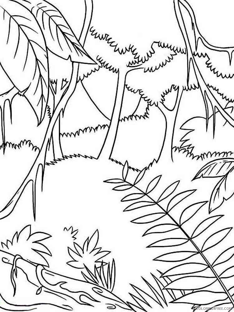 Forest Coloring Pages Nature forest 4 Printable 2021 199 Coloring4free