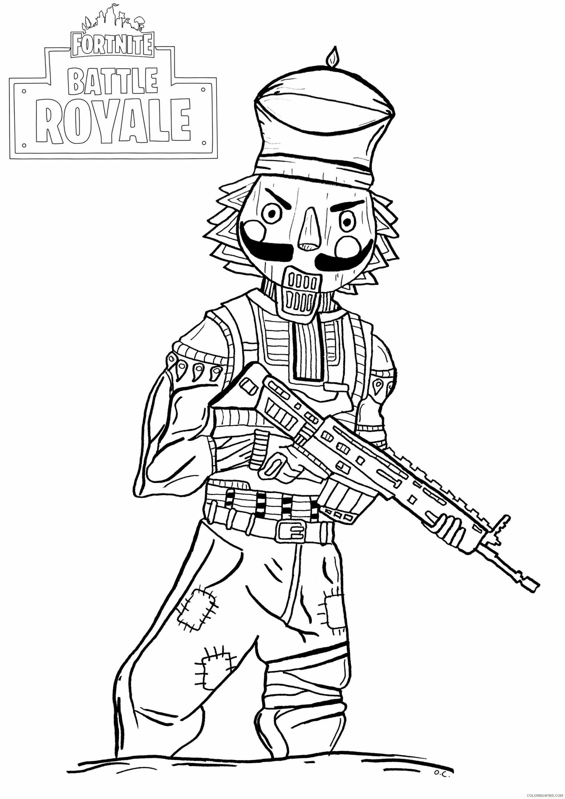 Fortnite Coloring Pages Games children battle royale 60638 Printable 2021 0239 Coloring4free