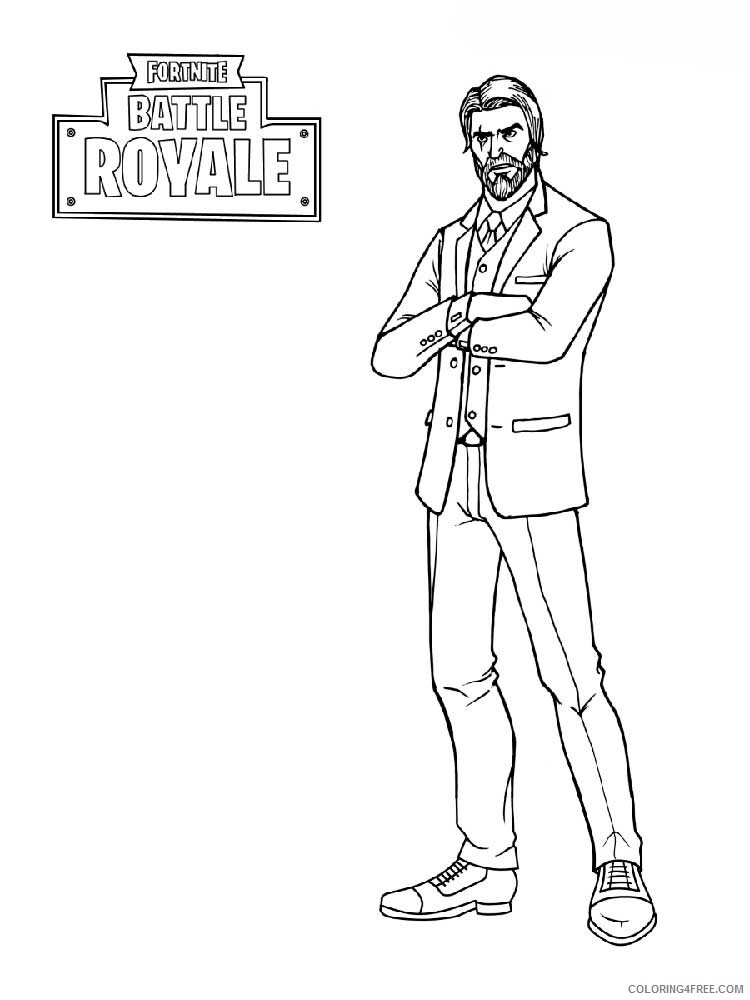 Fortnite Coloring Pages Games fortnite 18 Printable 2021 0262 Coloring4free