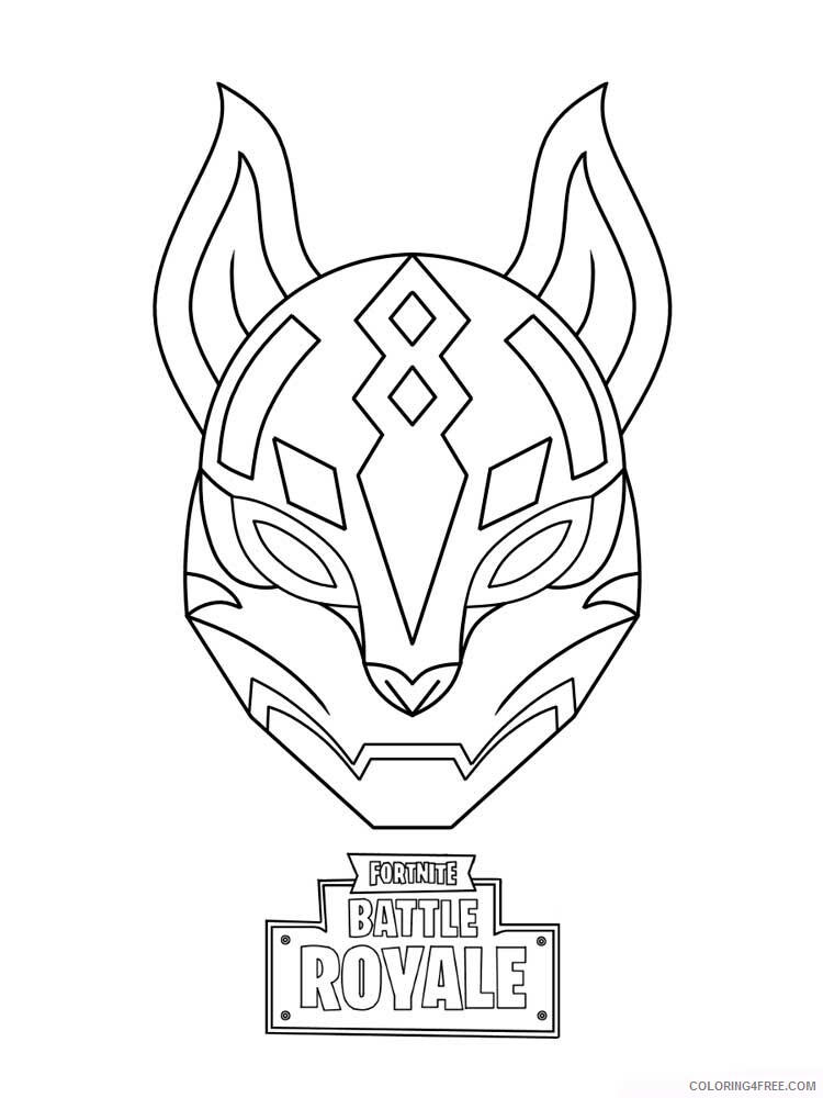 Fortnite Coloring Pages Games fortnite 4 Printable 2021 0267 Coloring4free