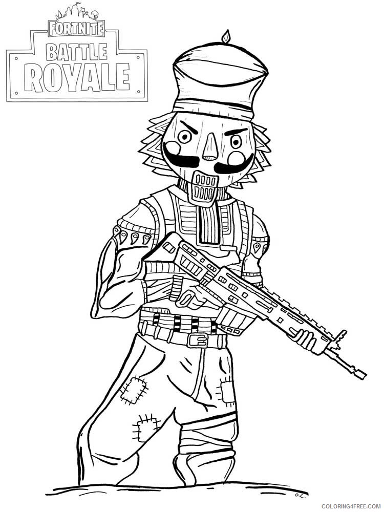 Fortnite Coloring Pages Games fortnite 8 Printable 2021 0271 Coloring4free