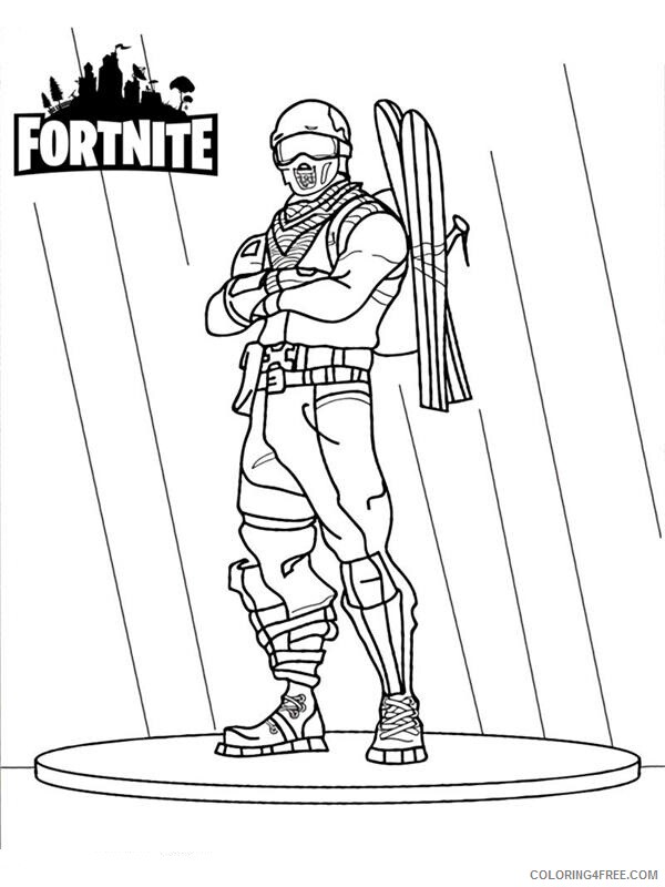Fortnite Coloring Pages Games fortnite easy drawing Printable 2021 0250 Coloring4free