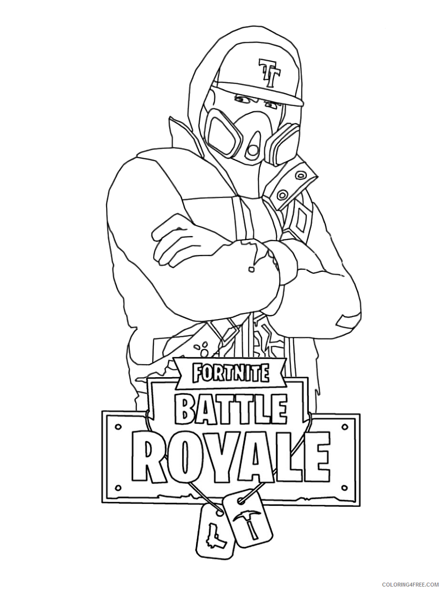 Fortnite Coloring Pages Games free fortnite for kids Printable 2021 0238 Coloring4free