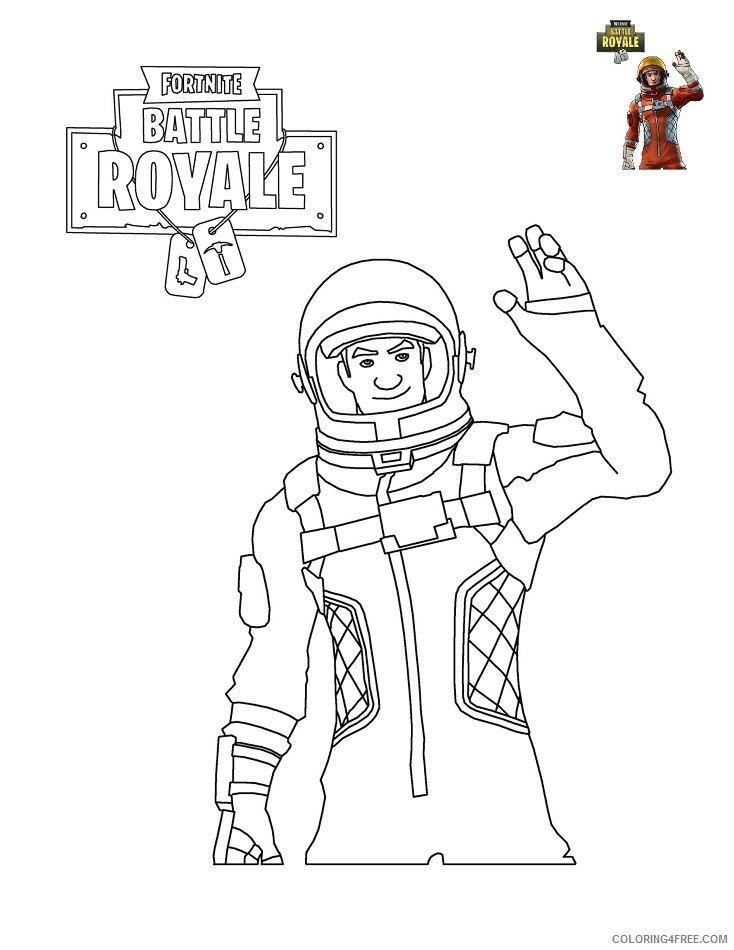 Fortnite Coloring Pages Games man in fortnite battle royale Printable 2021 0230 Coloring4free
